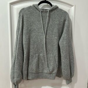 Who What Wear knit hooded sweater size XL